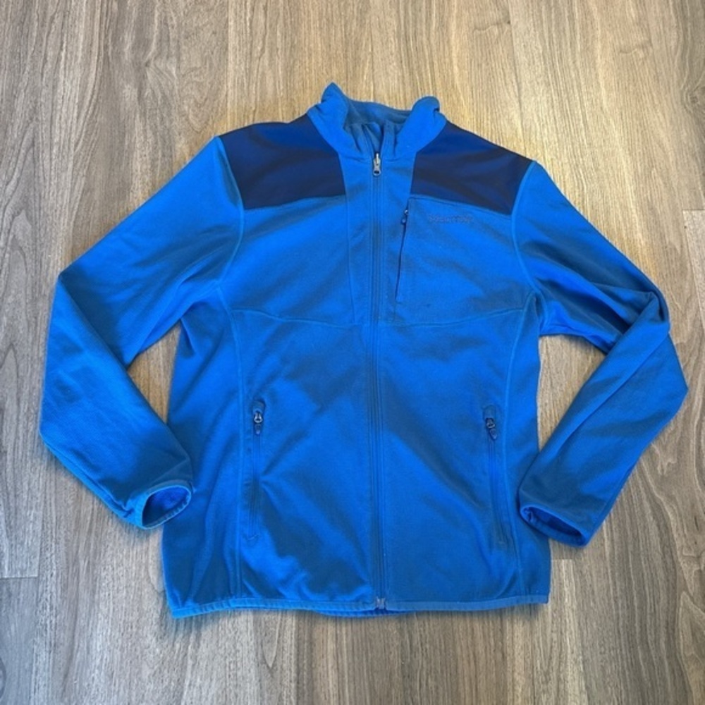 Marmot fleece large LIGHTWEIGHT Men's Blue Jacket